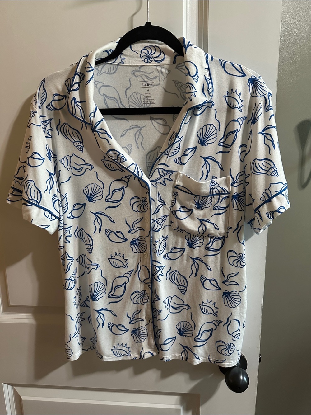 Auden Sea Shell Print Pajamas. Size Medium